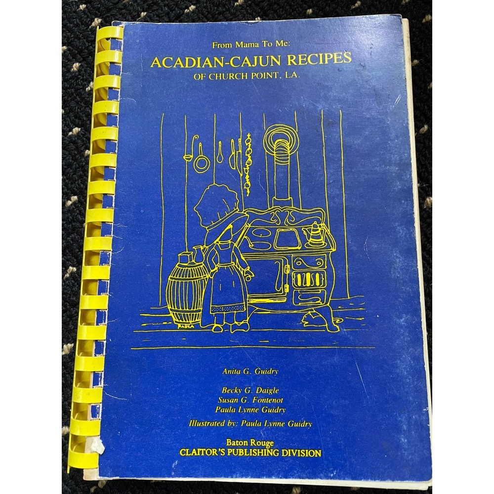 Vintagr Acadian Cajun Recipes of Church Point, LA